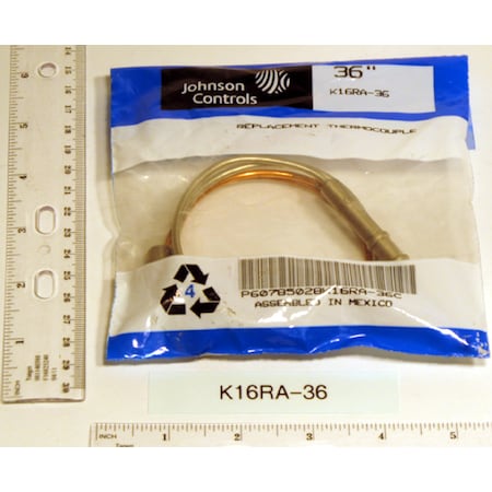 Baso K16Ra-36H 36" Nickel Plated K16RA-36H